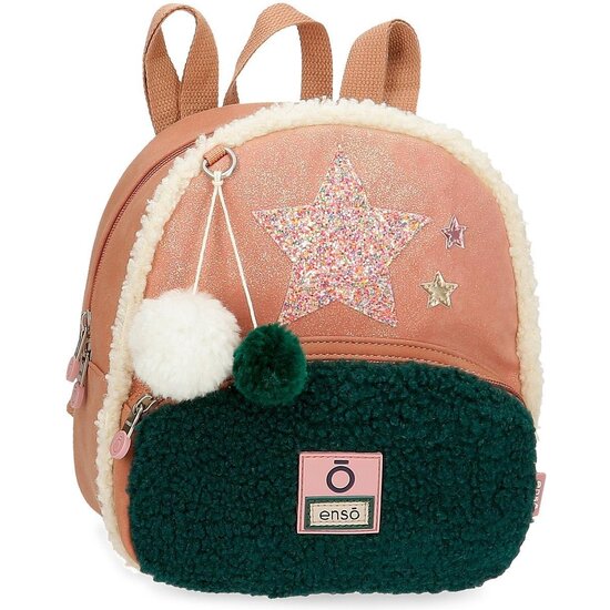 ENSO MOCHILA CASUAL PIEL SINTÉTICA ROSA image 0