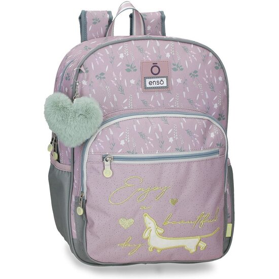 ENSO MOCHILA ESCOLAR POLIÉSTER MORADO image 0