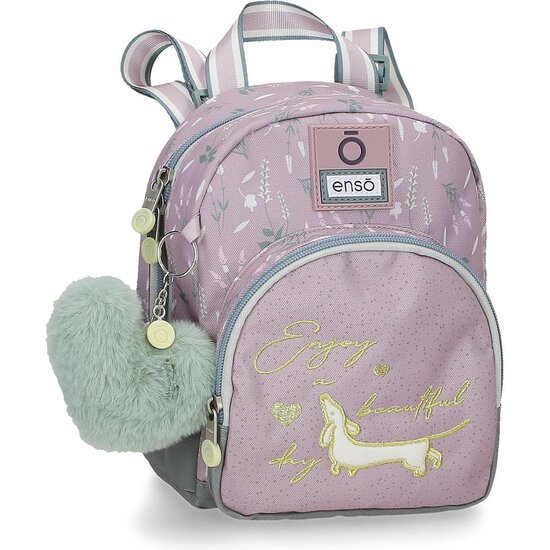 ENSO MOCHILA ESCOLAR POLIÉSTER MORADO image 0