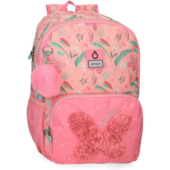 ENSO MOCHILA ESCOLAR POLIÉSTER BEAUTIFUL NATURE ROSA image 0