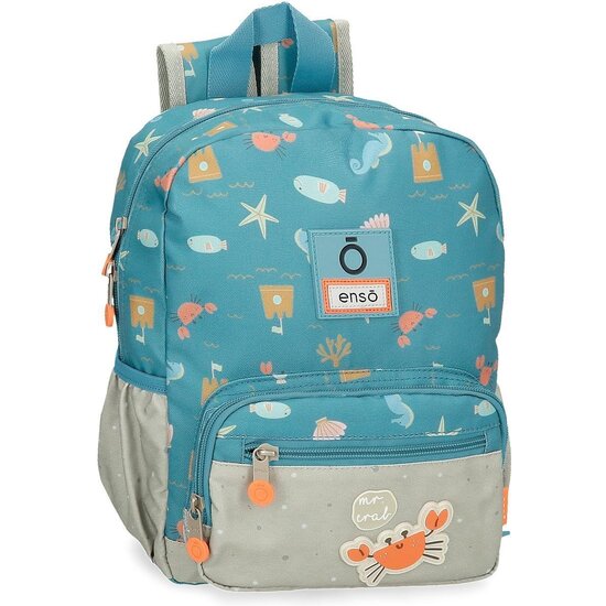 ENSO MOCHILA ESCOLAR POLIÉSTER AZUL image 0