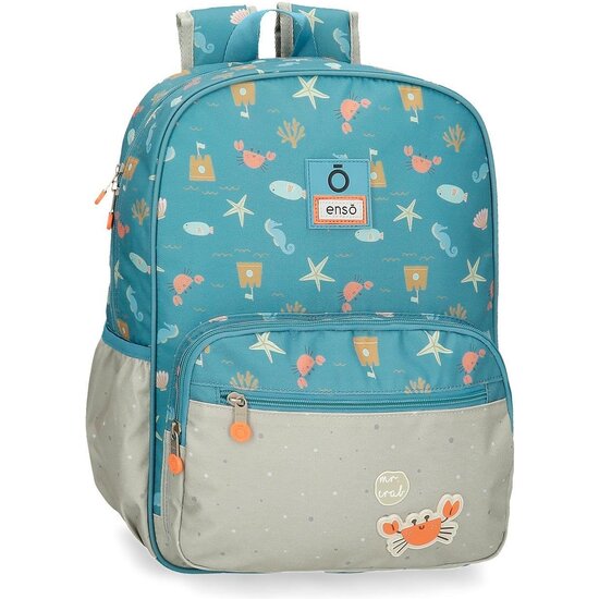 ENSO MOCHILA ESCOLAR POLIÉSTER AZUL image 0
