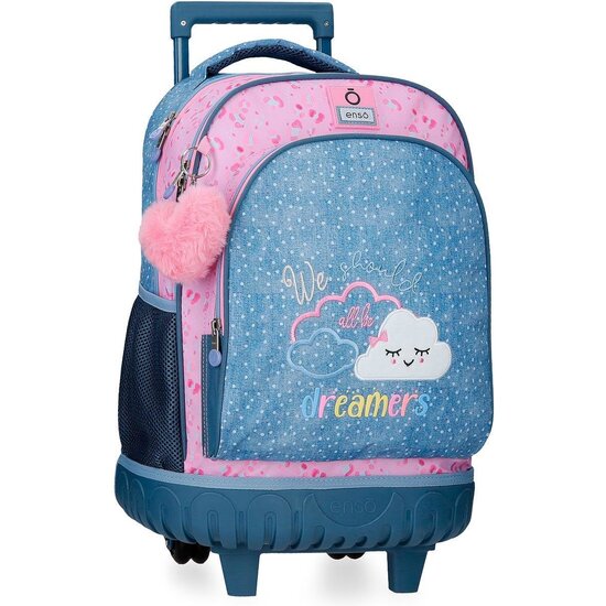 ENSO MOCHILA ESCOLAR POLIÉSTER AZUL image 0