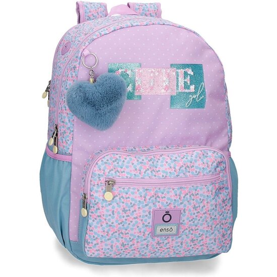 ENSO MOCHILA ESCOLAR POLIÉSTER MORADO image 0
