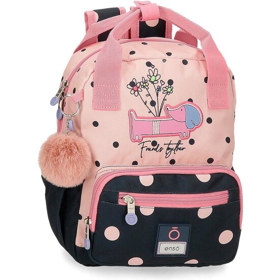 ENSO MOCHILA ESCOLAR POLIÉSTER ROSA image 0