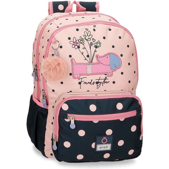ENSO MOCHILA ESCOLAR POLIÉSTER ROSA image 0