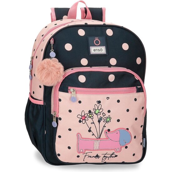 ENSO MOCHILA ESCOLAR POLIÉSTER ROSA image 0