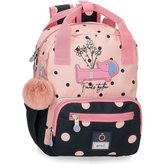 ENSO MOCHILA ESCOLAR POLIÉSTER ROSA image 0