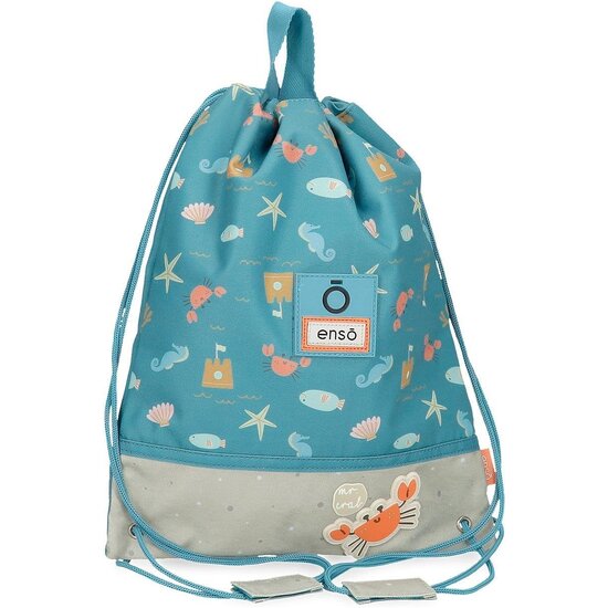 ENSO MOCHILA SACO Y PORTA ALIMENTOS POLIÉSTER AZUL image 0