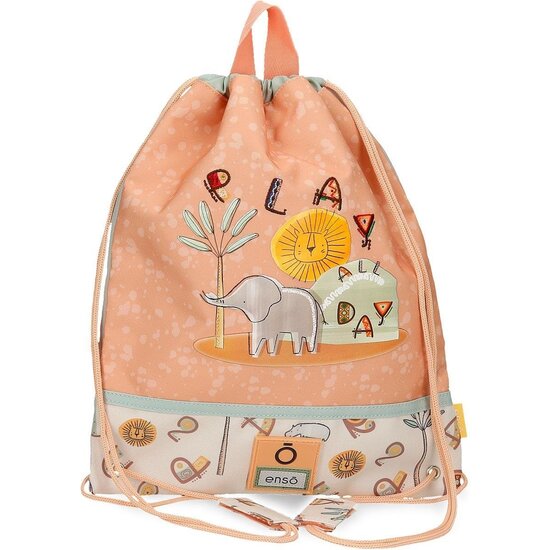 ENSO MOCHILA SACO Y PORTA ALIMENTOS POLIÉSTER MULTICOLOR image 0