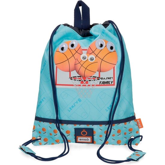 ENSO MOCHILA SACO Y PORTA ALIMENTOS POLIÉSTER AZUL image 0