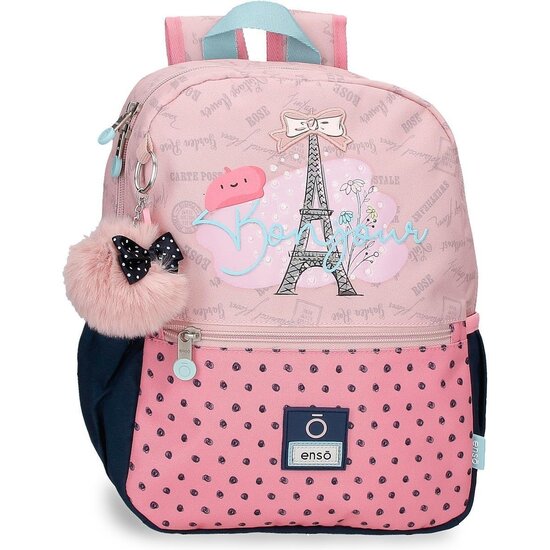 ENSO MOCHILA ESCOLAR POLIÉSTER ROSA image 0