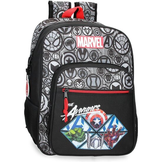 MARVEL LOS VENGADORES MOCHILA ESCOLAR POLIÉSTER HEROES NEGRO image 0