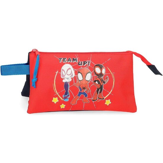 MARVEL ESTUCHE ESCOLAR POLIÉSTER ROJO image 0