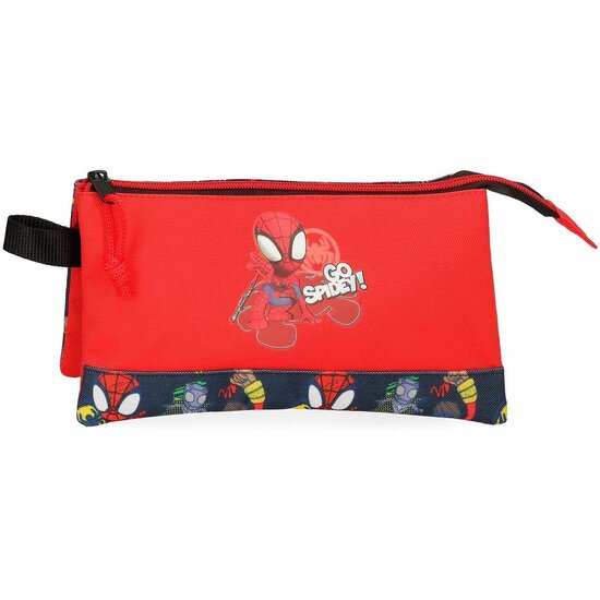 MARVEL ESTUCHE ESCOLAR POLIÉSTER ROJO image 0