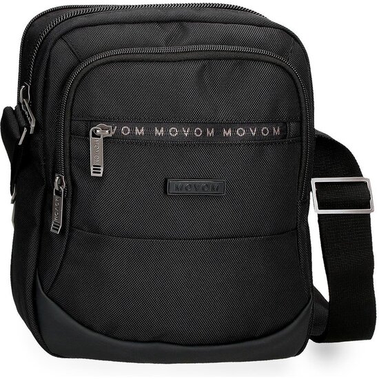MOVOM BOLSO BANDOLERA POLIÉSTER CON DETALLES EN PIEL SINTÉTICA BUSTER NEGRO image 0
