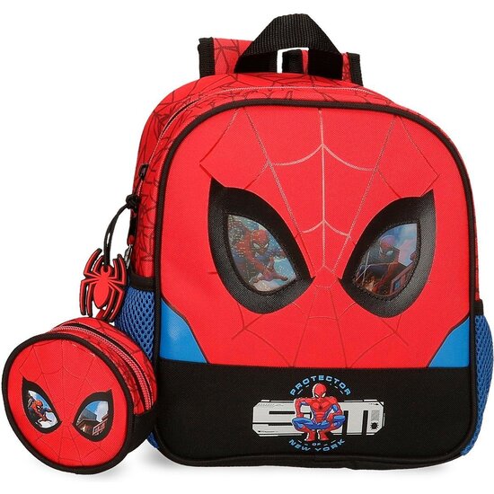 MARVEL SPIDERMAN MOCHILA ESCOLAR POLIÉSTER PROTECTOR ROJO image 0