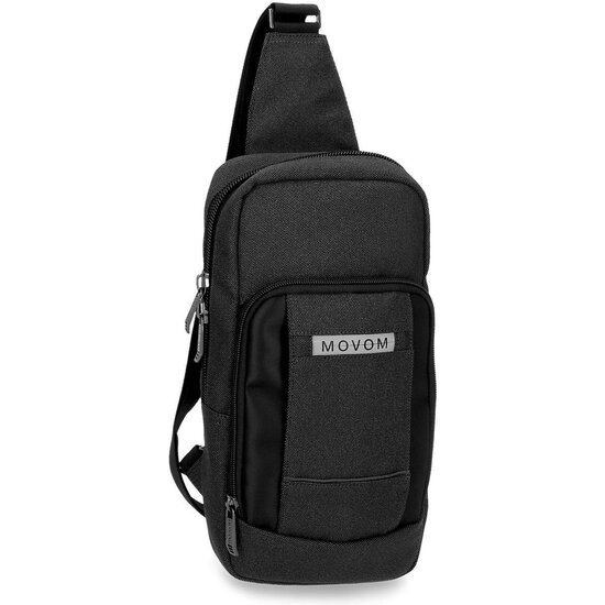 MOVOM BOLSO BANDOLERA POLIÉSTER TRIMMED NEGRO image 0