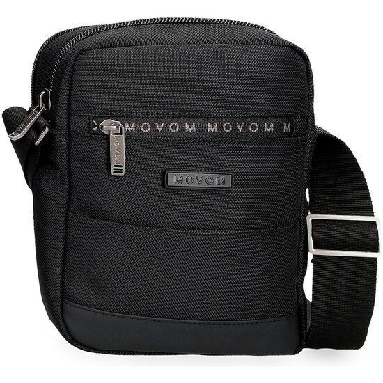 MOVOM BOLSO BANDOLERA POLIÉSTER CON DETALLES EN PIEL SINTÉTICA BUSTER NEGRO image 0