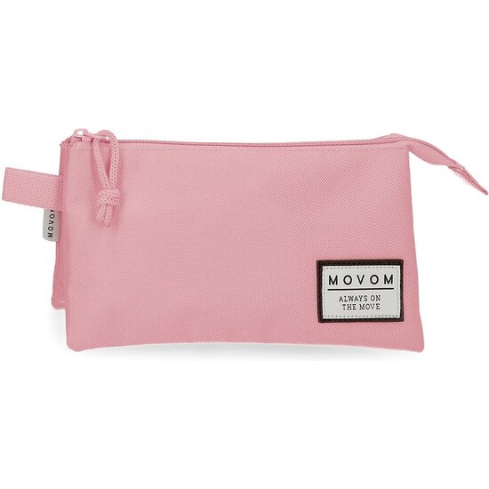 MOVOM ESTUCHE ESCOLAR POLIÉSTER ROSA image 0