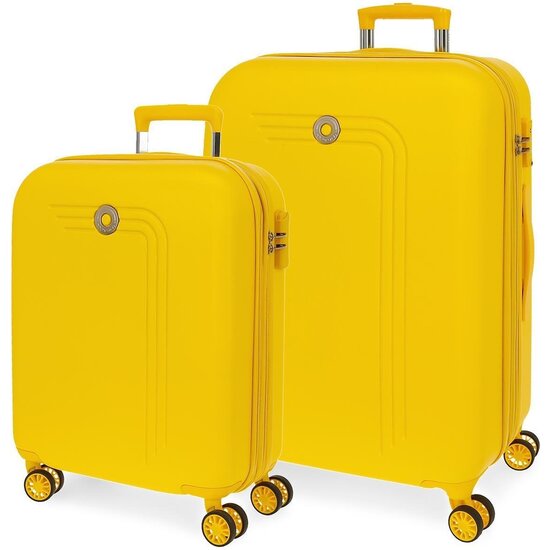 MOVOM JUEGO DE MALETAS ABS RÍGIDA AMARILLO image 0