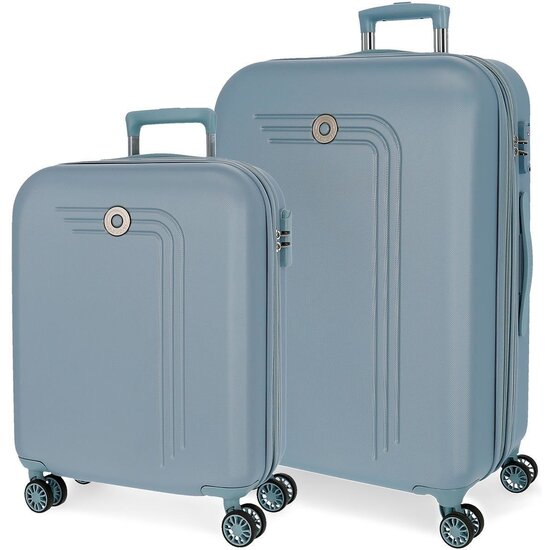 MOVOM JUEGO DE MALETAS ABS RÍGIDA AZUL image 0