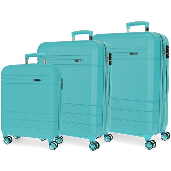 MOVOM JUEGO DE MALETAS ABS RÍGIDA AZUL image 0