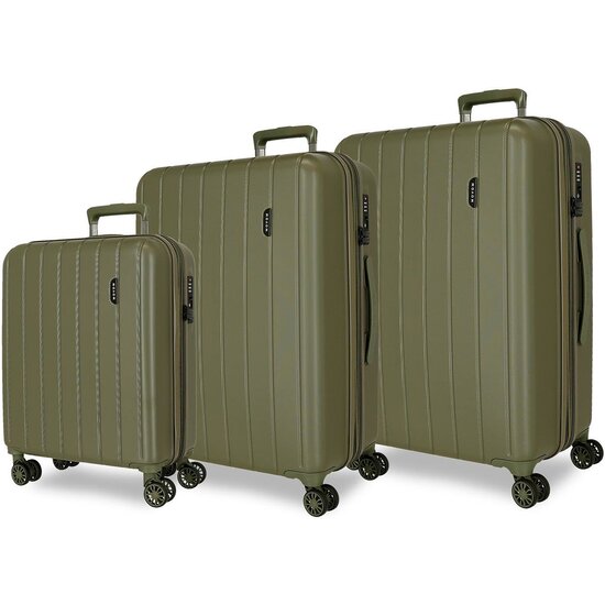 MOVOM JUEGO DE MALETAS ABS RÍGIDA VERDE image 0