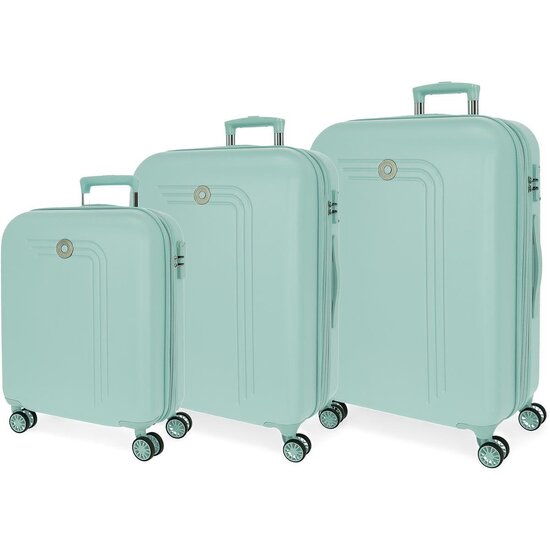 MOVOM JUEGO DE MALETAS ABS RÍGIDA AZUL image 0