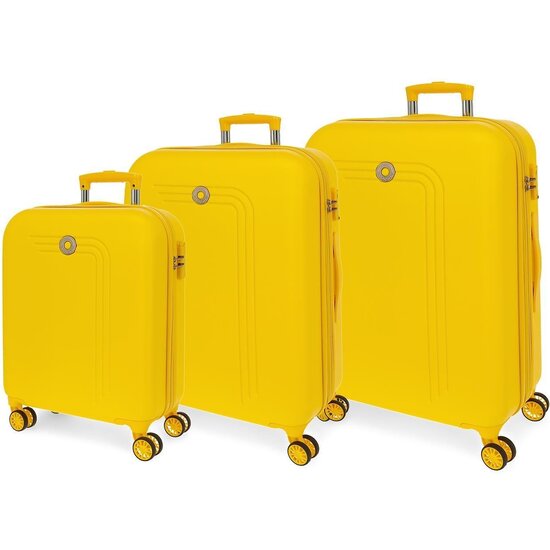 MOVOM JUEGO DE MALETAS ABS RÍGIDA AMARILLO image 0