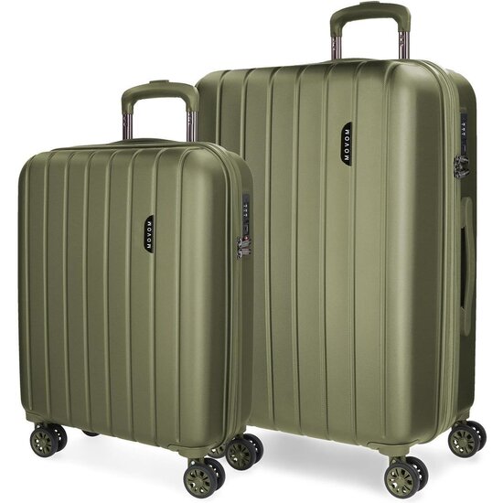 MOVOM JUEGO DE MALETAS ABS RÍGIDA VERDE image 0