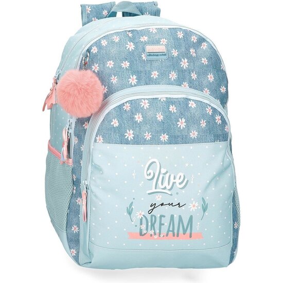 MOVOM MOCHILA ESCOLAR POLIÉSTER VERDE image 0