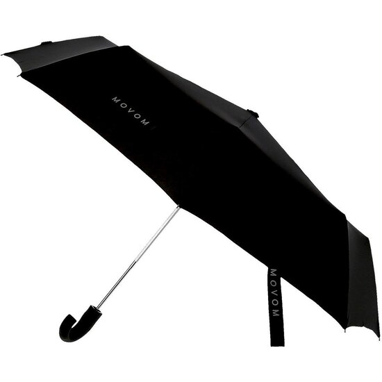 MOVOM PARAGUAS PLEGABLE AUTOMÁTICO POLIÉSTER CON BASTÓN DE ALUMINIO DARYL NEGRO image 0