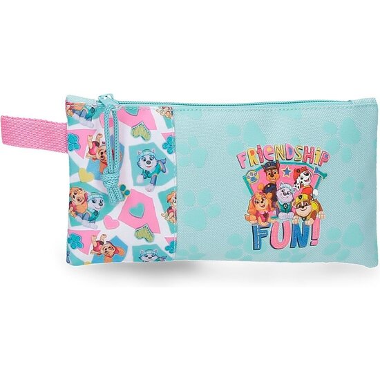 PATRULLA CANINA ESTUCHE ESCOLAR POLIÉSTER FRIENDSHIP FUN AZUL image 0
