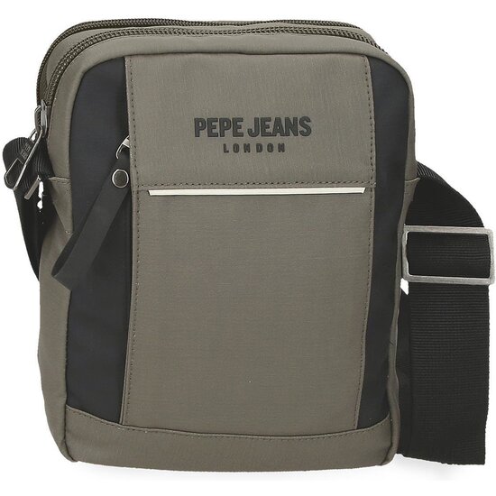 PEPE JEANS BOLSO BANDOLERA ALGODÓN, POLIÉSTER Y PU. DORTMUND VERDE image 0
