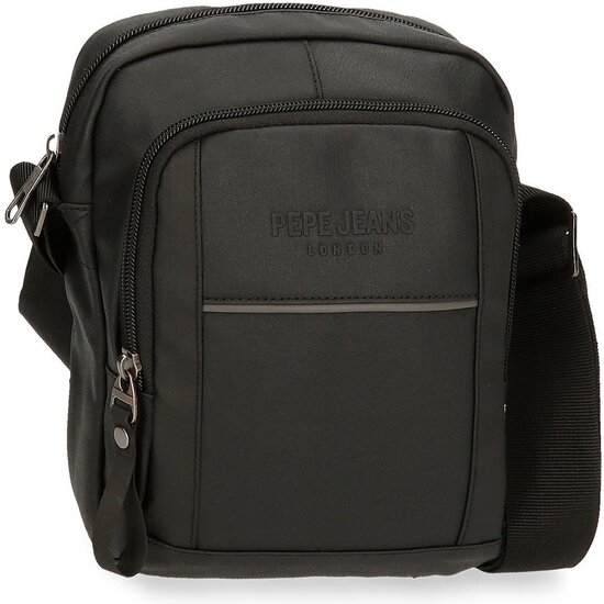 PEPE JEANS BOLSO BANDOLERA ALGODÓN, POLIÉSTER Y PU. DORTMUND GRIS image 0