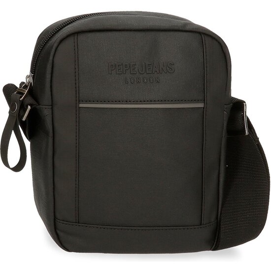 PEPE JEANS BOLSO BANDOLERA ALGODÓN, POLIÉSTER Y PU. DORTMUND GRIS image 0
