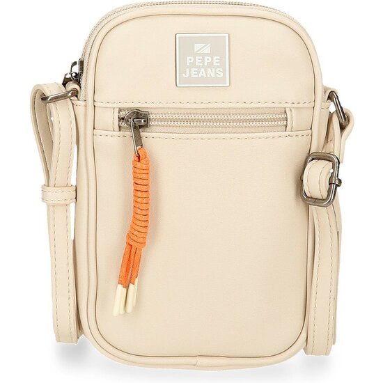 PEPE JEANS BOLSO BANDOLERA PIEL SINTÉTICA BEA BEIGE image 0