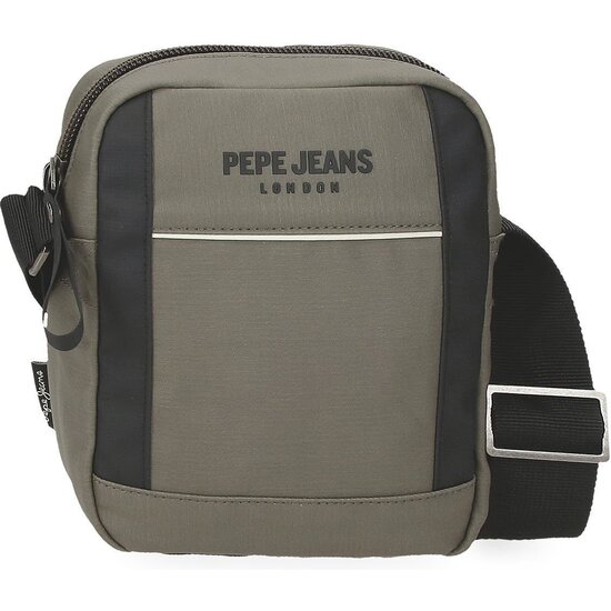 PEPE JEANS BOLSO BANDOLERA ALGODÓN, POLIÉSTER Y PU. DORTMUND VERDE image 0