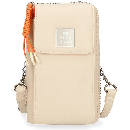 PEPE JEANS BOLSO BANDOLERA PIEL SINTÉTICA BEA BEIGE image 0