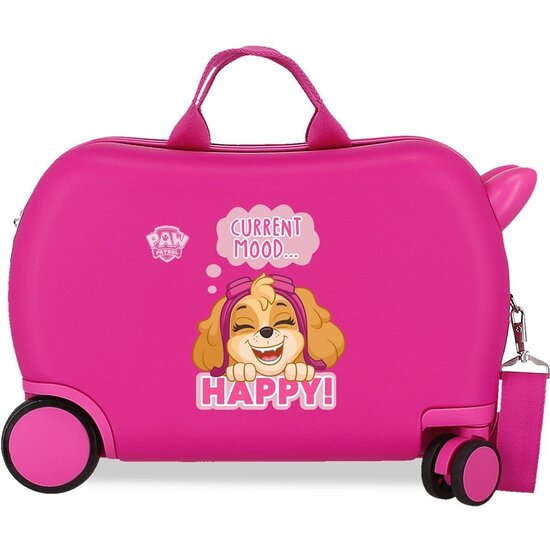 PATRULLA CANINA MALETA CORREPASILLOS ABS RÍGIDA PLAYFUL ROSA image 0
