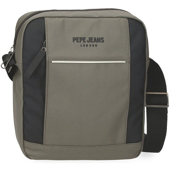 PEPE JEANS BOLSO BANDOLERA ALGODÓN, POLIÉSTER Y PU. DORTMUND VERDE image 0