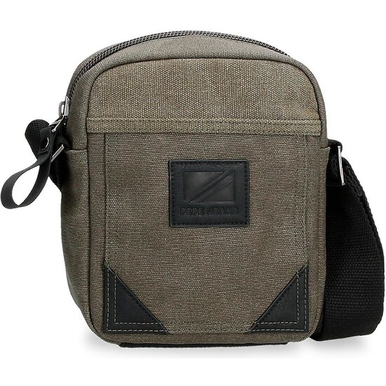 PEPE JEANS BOLSO BANDOLERA ALGODÓN, POLIÉSTER Y PU. BARKSTON VERDE image 0