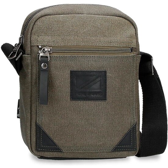 PEPE JEANS BOLSO BANDOLERA ALGODÓN, POLIÉSTER Y PU. BARKSTON VERDE image 0