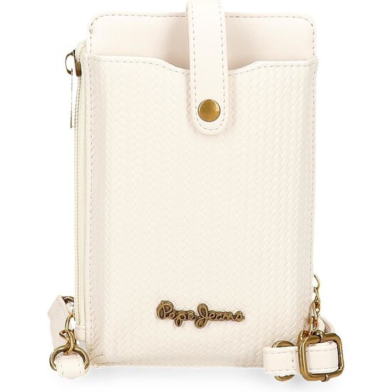 PEPE JEANS BOLSO BANDOLERA PIEL SINTÉTICA LENA BLANCO image 0
