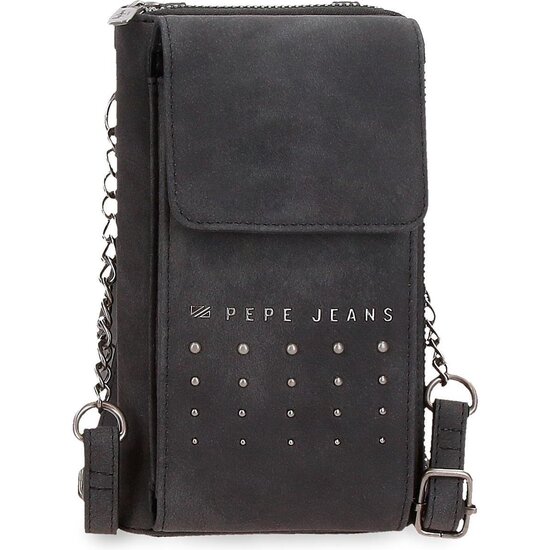 PEPE JEANS BOLSO BANDOLERA PIEL SINTÉTICA HOLLY NEGRO image 0