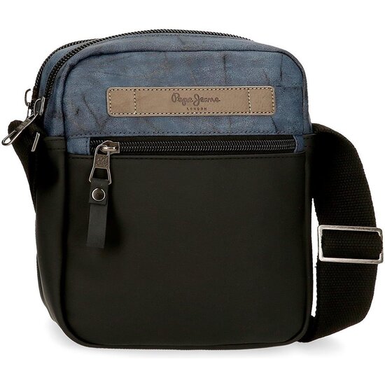 PEPE JEANS BOLSO BANDOLERA POLIÉSTER CON DETALLES EN PIEL SINTÉTICA OCEAN AZUL image 0