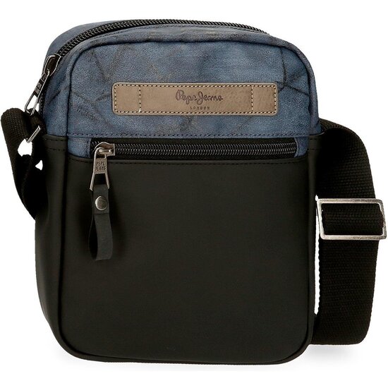 PEPE JEANS BOLSO BANDOLERA POLIÉSTER CON DETALLES EN PIEL SINTÉTICA OCEAN AZUL image 0