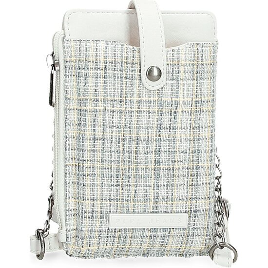 PEPE JEANS BOLSO BANDOLERA POLIÉSTER CON DETALLES EN PIEL SINTÉTICA OANA BLANCO image 0