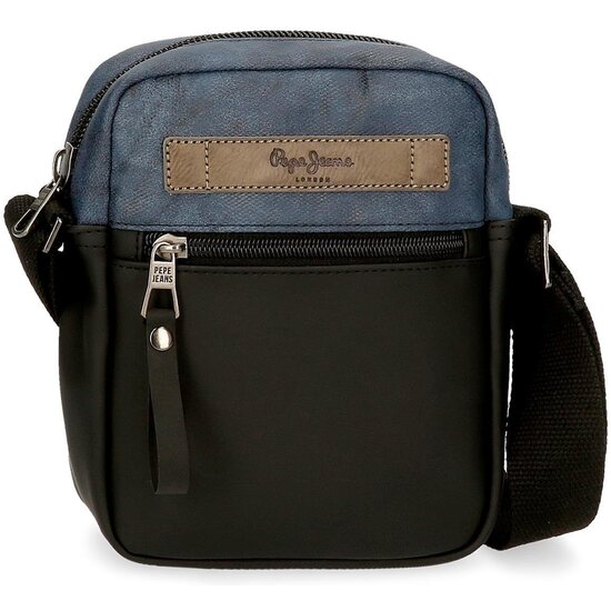 PEPE JEANS BOLSO BANDOLERA POLIÉSTER CON DETALLES EN PIEL SINTÉTICA OCEAN AZUL image 0